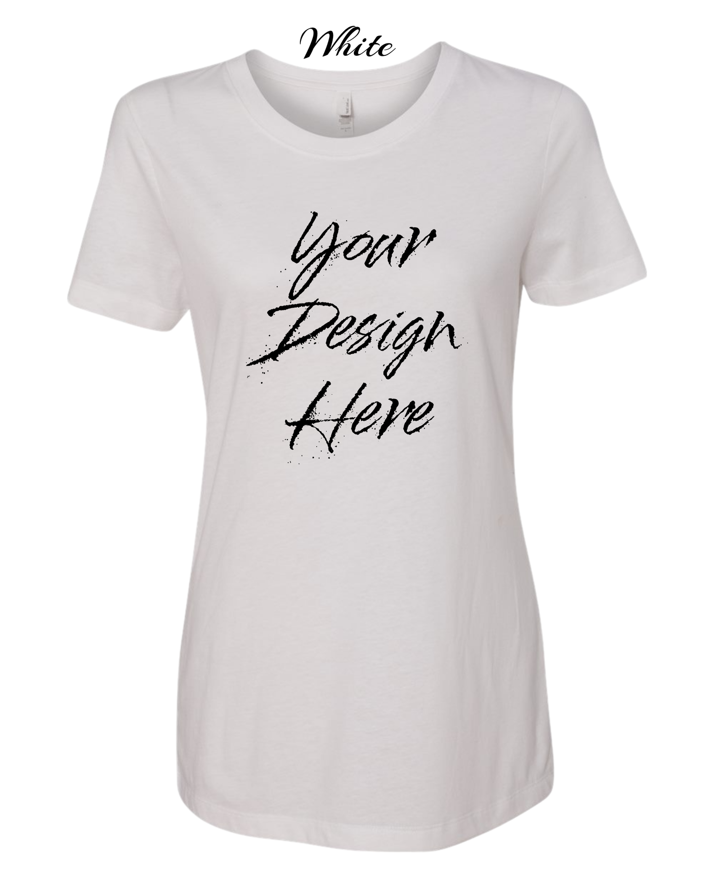 Shirts Women's Custom Crew Neck T-shirt | Design Your Own Shirt